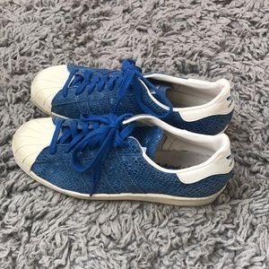 Blue Adidas Sneakers
